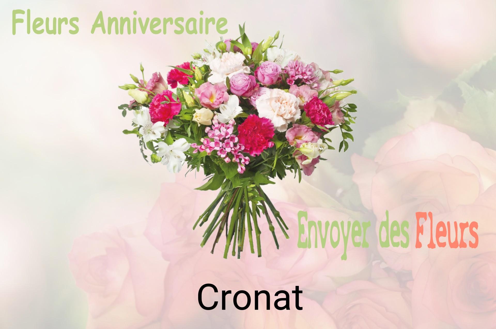 Bouquet de fleurs d’anniversaire livré à Cronat