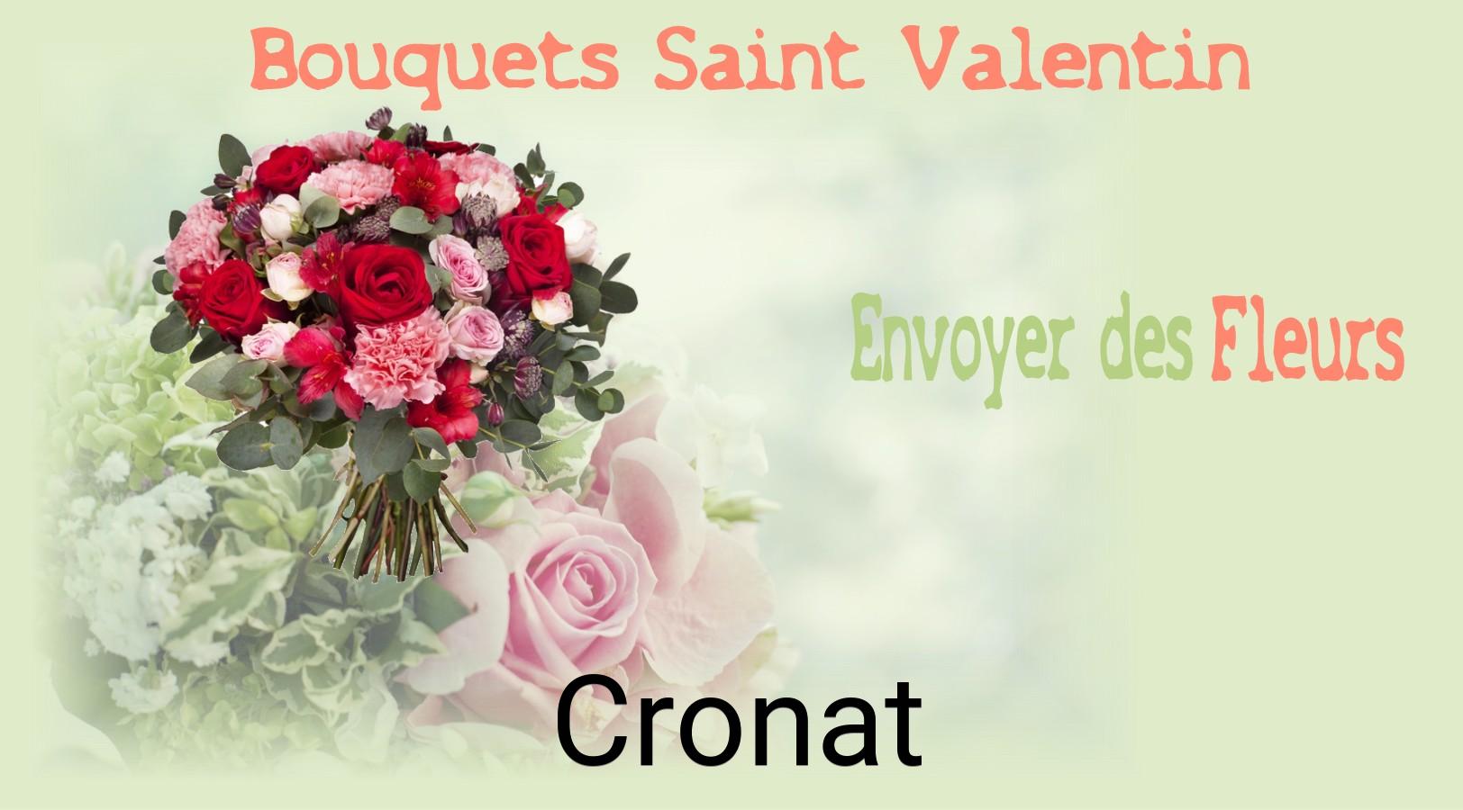Roses de Saint-Valentin livrées à Cronat
